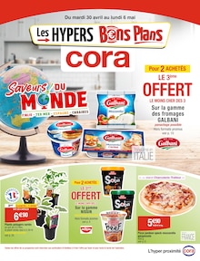 Prospectus Cora à Les Ayvelles, "Saveurs du MONDE", 36 pages de promos valables du 30/04/2024 au 06/05/2024