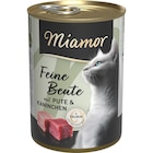 Miamor Feine Beute Pute 400 g Angebote von Miamor bei Zookauf Hemer für 1,79 €