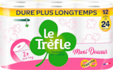 PAPIER TOILETTE MAXI DOUCEUR BLANC LE TRÈFLE - LE TREFLE à 4,79 € dans le catalogue Auchan Supermarché