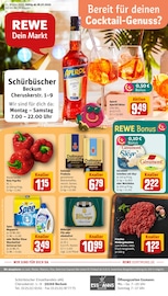 Fleisch im REWE Prospekt in Beckum Aktueller REWE Prospekt mit Fleisch, "Dein Markt", Seite 1