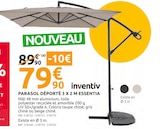 Promo Parasol déporté 3 x 2 m Essentia à 79,90 € dans le catalogue Mr.Bricolage à Le Thillay