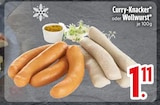 Curry-Knacker im EDEKA Prospekt Curry-Knacker im aktuellen EDEKA Prospekt für 1,11 €