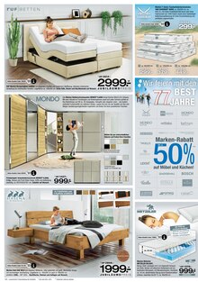 Bett im aktuellen Ostermann Prospekt (Bochum) Bett im Ostermann Prospekt "77 Jahre Ostermann – Das Jubiläum" mit 12 Seiten (Bochum)