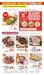 Prix et réduction Traiteur dans le prospectus Super U en cours Offre Traiteur dans le catalogue Super U du moment à la page 28