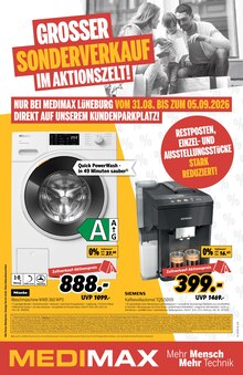 Kaffee im aktuellen MEDIMAX Prospekt (Lüneburg) Kaffee im MEDIMAX Prospekt "GROSSER SONDERVERKAUF IM AKTIONSZELT" mit 12 Seiten (Lüneburg)