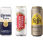 SUT TOUTES LES CANETTES 50 CL - LEFFE, STELLA ARTOIS, CORONA EXTRA, HOEGAARDEN, KWAK ET TRIPEL KARMELIET en promo chez Carrefour Market Gap