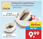 Aufbewahrungskörbchen bei Netto Marken-Discount im Annweiler am Trifels Prospekt für 9,99 €