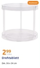 Drehtablett für 2,99 € bei Action im Angebot Drehtablett im aktuellen Action Prospekt