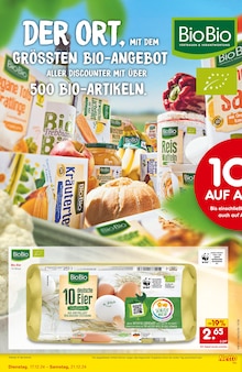 Eier im Netto Marken-Discount Prospekt "Wiedereröffnung - 10% auf alles" mit 6 Seiten (Solingen (Klingenstadt))