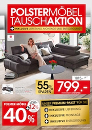 Möbel & Einrichtung Prospekt von Zurbrüggen Sulingen Zurbrüggen Prospekt: "POLSTERMÖBEL TAUSCHAKTION", 4 Seiten, 30.03.2026 - 13.04.2026