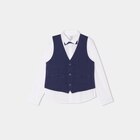 Ensemble 3 pièces chemise veste noeud bleu marine garçon à 11,49 € dans le catalogue La Halle