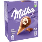 Cônes glacés - MILKA en promo chez Carrefour Cônes glacés - MILKA dans le catalogue Carrefour