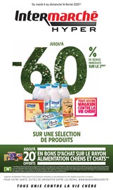 Lait Angebote im Prospekt "JUSQU'À -60% DE REMISE IMMÉDIATE SUR LE 2ÈME" von Intermarché auf Seite 1