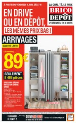 Catalogue Brico Dépôt à Rosny-sous-Bois, avec 24 pages Prospectus Brico Dépôt à Rosny-sous-Bois, "En drive ou en dépôt, les mêmes prix bas !", 24 pages, 04/06/2021 - 22/06/2021