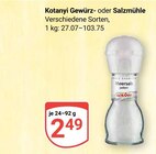 Gewürzmühle von Kotanyi für 2,49 € bei GLOBUS im Angebot Gewürzmühle von Kotanyi im aktuellen GLOBUS Prospekt