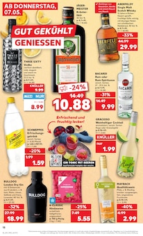 Gin im Kaufland Prospekt "Aktuelle Angebote" mit 58 Seiten (Fürth)