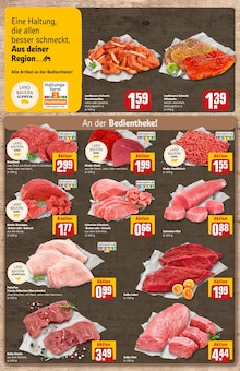 Schweinefilet im aktuellen REWE Prospekt (Heidelberg) Schweinefilet im REWE Prospekt "Dein Markt" mit 36 Seiten (Heidelberg)