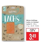 Lachs Angebote von Meine Lieblinge bei Marktkauf Lörrach für 3,49 €