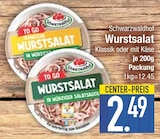 Wurstsalat Klassik oder mit Käse von Schwarzwaldhof im aktuellen EDEKA Prospekt für 2,49 €