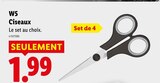 Ciseaux - W5 en promo chez Lidl Bayonne à 1,99 €