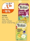 Bio Tees Angebote von TEAYA bei Müller Heidenheim für 1,99 €