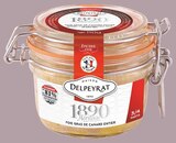 Foie gras de canard entier - DELPEYRAT - Intermarché à Roubaix Foie gras de canard entier - DELPEYRAT en promo chez Intermarché Roubaix à 9,17 €