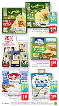 Käse im aktuellen EDEKA Prospekt (Frankfurt (Main)) Käse im EDEKA Prospekt "Aktuelle Angebote" mit 50 Seiten (Frankfurt (Main))