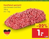 Hackfleisch gemischt bei Netto Marken-Discount im Prospekt "" für 1,00 €