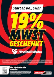 Ähnliche CD-Player Angebote im Prospekt "Start ab Do., 6 Uhr - 19% MWST GESCHENKT" von MediaMarkt Saturn in Gera Ähnliche Angebote wie CD-Player im Prospekt "Start ab Do., 6 Uhr - 19% MWST GESCHENKT" auf Seite 1 von MediaMarkt Saturn in Gera