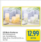 LED Wachs-Osterkerzen von  im aktuellen diska Prospekt für 12,99 €