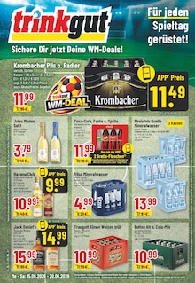 Trinkgut Prospekt der aktuellen Woche, gültig von 15.06.2026 bis 20.06.2026 Aktueller Trinkgut Prospekt "Aktuelle Angebote" mit 10 Seiten