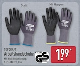 Arbeitshandschuhe Glatt von Topcraft im aktuellen ALDI Nord Prospekt