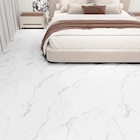 Dalle pvc 30,5x61cm marbre blanc en promo chez Brico Dépôt Dalle pvc 30,5x61cm marbre blanc dans le catalogue Brico Dépôt