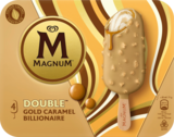 BÂTONNETS GLACÉS DOUBLE GOLD CARAMEL BILLIONAIRE MAGNUM - MAGNUM - Auchan Supermarché BÂTONNETS GLACÉS DOUBLE GOLD CARAMEL BILLIONAIRE MAGNUM - MAGNUM à 2,99 € dans le catalogue Auchan Supermarché
