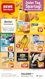 Aktueller REWE Prospekt, "Dein Markt", mit Angeboten der Woche, gültig von 20.04.2026 bis 20.04.2026