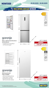 Kühlschrank im METRO Prospekt "Wochenangebote" mit 30 Seiten (Wismar)