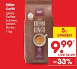 ganze Kaffeebohnen von Käfer Caffè für 9,99 € bei Netto Marken-Discount im Angebot ganze Kaffeebohnen von Käfer Caffè im aktuellen Netto Marken-Discount Prospekt