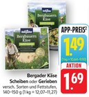 Bergbauern Käse Scheiben Angebote von Bergader bei EDEKA Pirmasens für 1,49 €