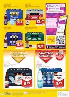 Mineralwasser im Netto Marken-Discount Prospekt "DER ORT, AN DEM DU IMMER AUSGEZEICHNETE PREISE FINDEST." mit 2 Seiten (Hannover)