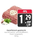 Hackfleisch gemischt bei Hieber im Prospekt "" für 1,29 €