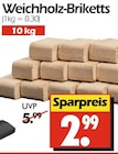 Wreesmann Aurich - Weichholz-Briketts Angebot im Prospekt Weichholz-Briketts bei Wreesmann im Aurich Prospekt für 2,99 €