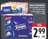 Aktuelles Tempo Taschentücher Angebot bei EDEKA in Fürth ab 2,99 €