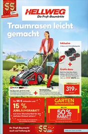 Hellweg Prospekt der aktuellen Woche, gültig von 01.06.2026 bis 06.06.2026 Aktueller Hellweg Prospekt "Traumrasen leicht gemacht" mit 16 Seiten