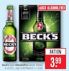 Aktuelle Becks Angebote bei Marktkauf in Stuttgart Aktuelles Alkoholfrei Angebot bei Marktkauf in Stuttgart ab 3,99 €