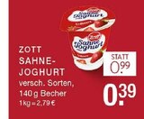 Aktuelle Sahne Angebote bei EDEKA in Bottrop Aktuelles Sahne-Joghurt Angebot bei EDEKA in Bottrop ab 0,39 €