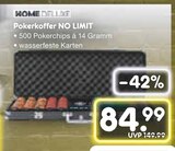 Pokerkoffer NO LIMIT im Netto Marken-Discount Prospekt Pokerkoffer NO LIMIT von HOME DELUXE im aktuellen Netto Marken-Discount Prospekt für 84,99 €