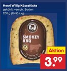 Käsestücke Angebote von Henri Willig bei Netto Marken-Discount Singen für 3,99 €