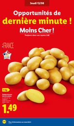 Prix et réduction Pomme dans le prospectus Lidl en cours Offre Pomme dans le catalogue Lidl du moment à la page 4