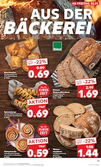 Dinkelbrot Angebot im aktuellen Kaufland Prospekt auf Seite 29
