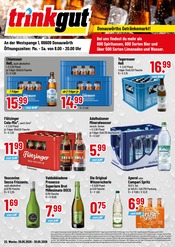 Cola im Trinkgut Prospekt in Donauwörth Aktueller Trinkgut Prospekt mit Cola, "Aktuelle Angebote", Seite 1